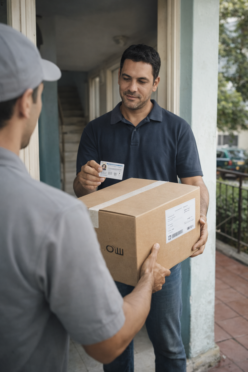 Validacion de identidad y entrega